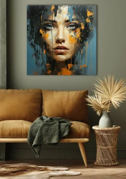 Outlet Sonstige Acrylglasbild BLUE EYE GIRL