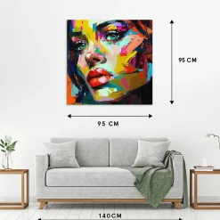 Sonstige Acrylglasbild BUNTES PORTRAIT