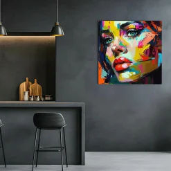 Sonstige Acrylglasbild BUNTES PORTRAIT