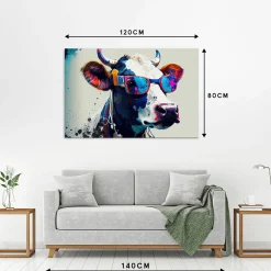 Sonstige Acrylglasbild COOLE KUH