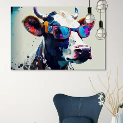 Sonstige Acrylglasbild COOLE KUH