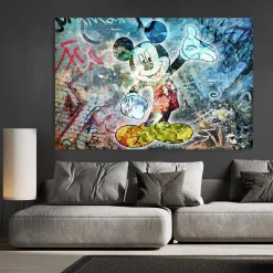 queence Acrylglasbild Graffiti