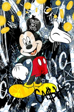 Hot queence Acrylglasbild Graffiti