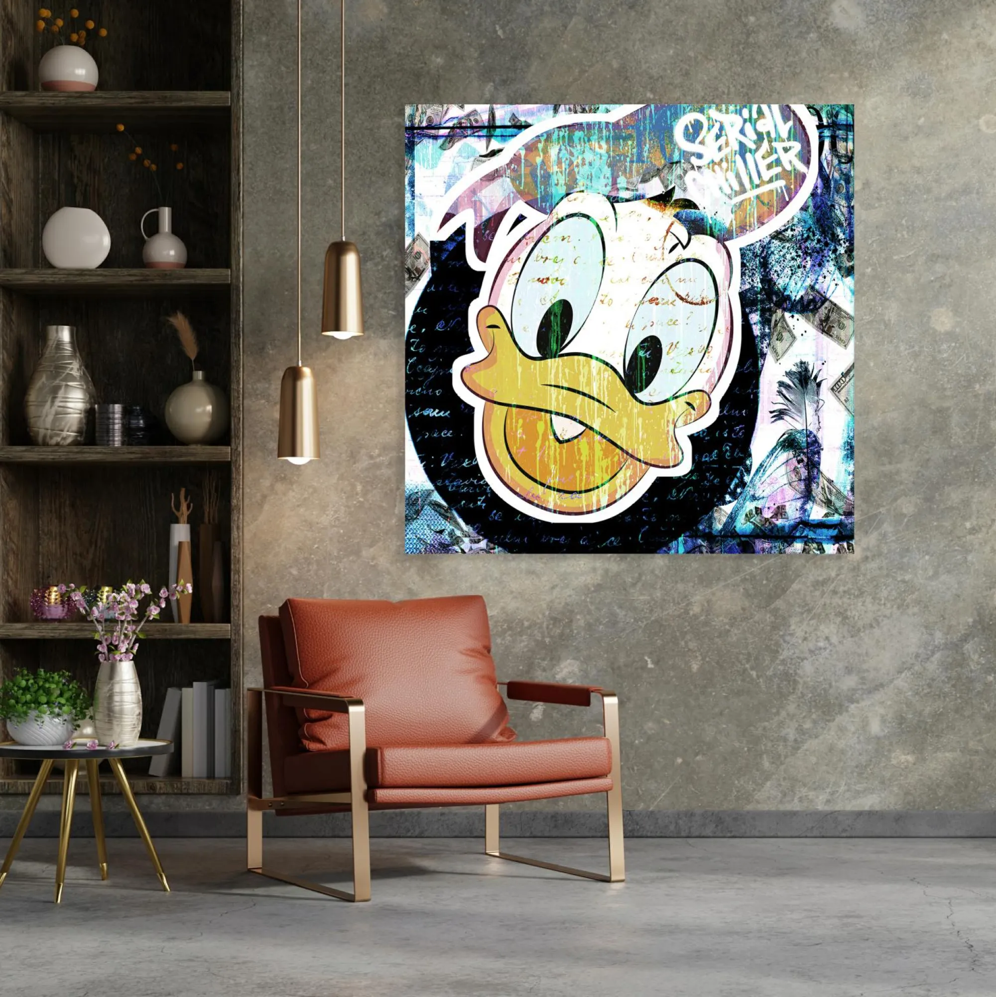 queence Acrylglasbild Graffiti