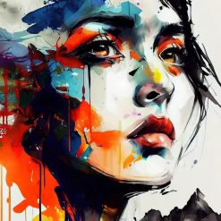 Sonstige Acrylglasbild GRAFFITI SCHÖNE