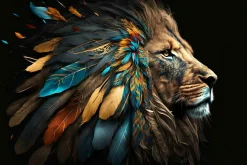 Sonstige Acrylglasbild INDIAN KING