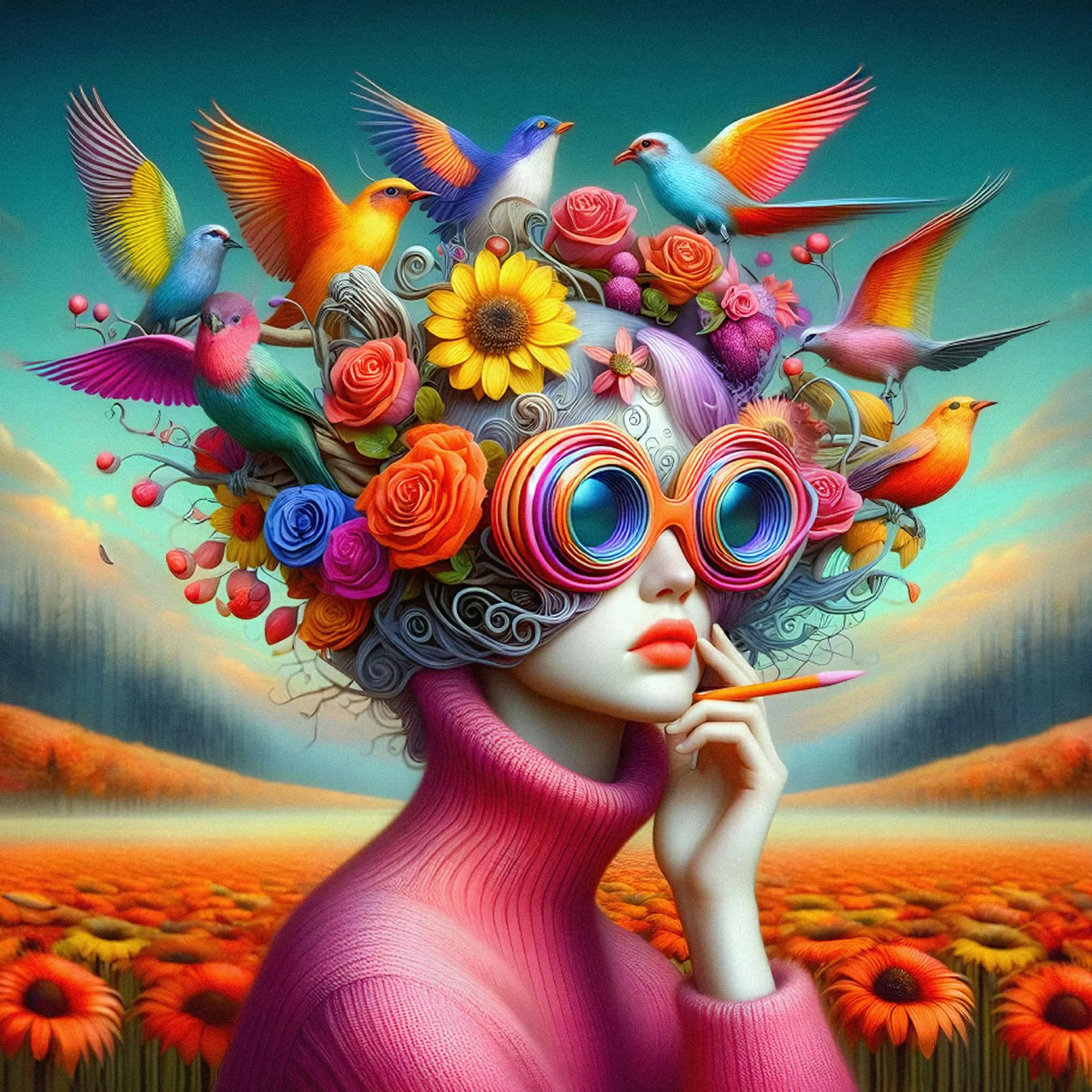 Clearance queence Acrylglasbild Kolenda