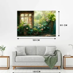Sale Sonstige Acrylglasbild ROMANTIK GARTEN