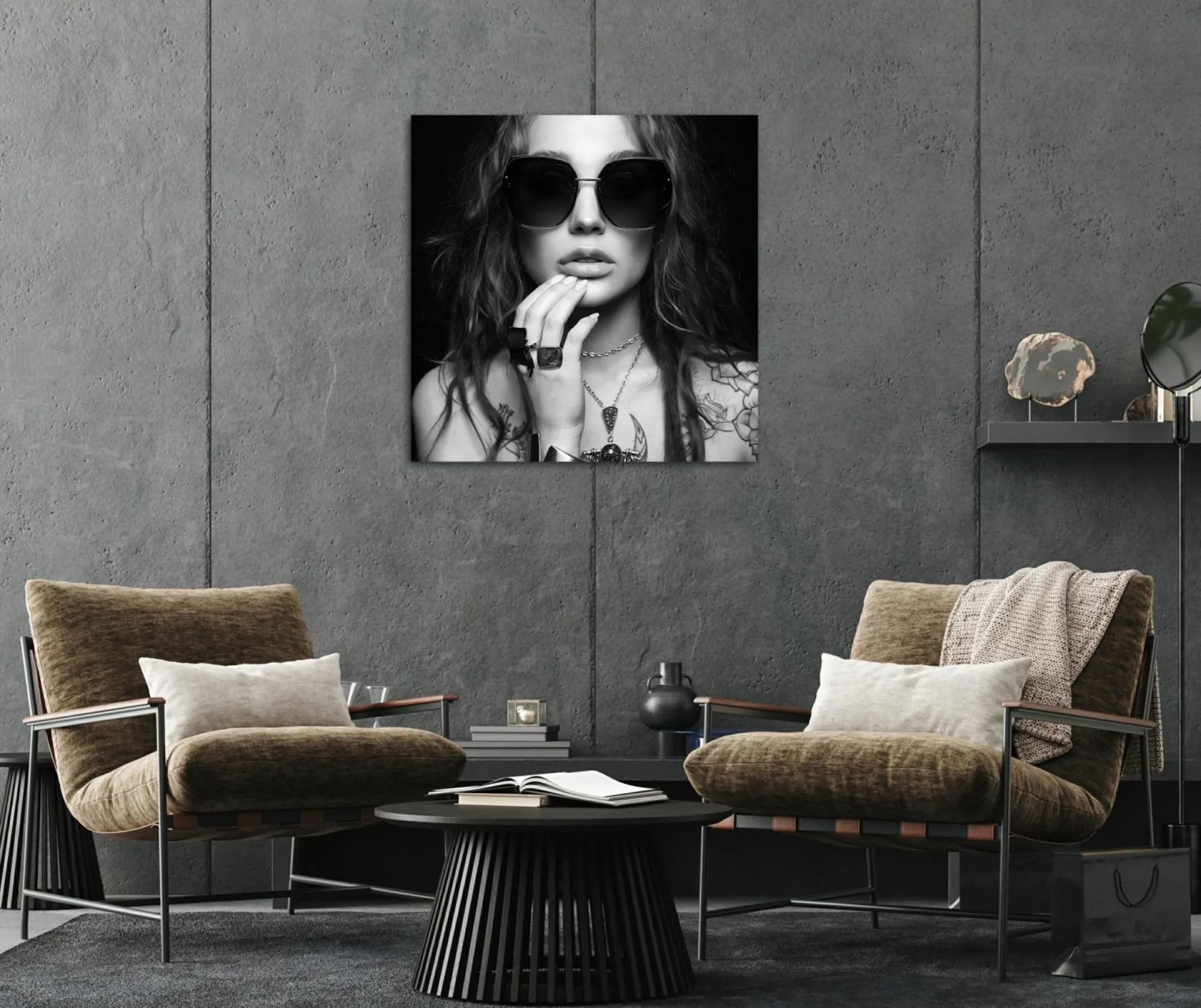 queence Acrylglasbild Tattoo