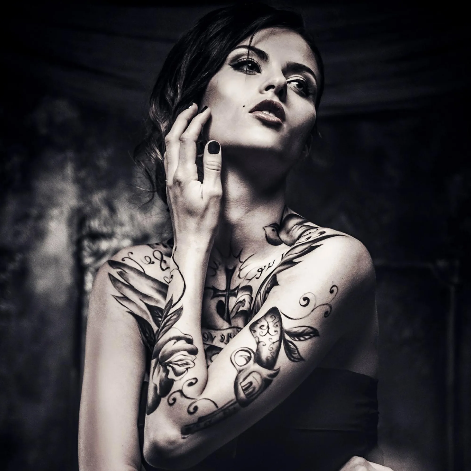 queence Acrylglasbild Tattoo