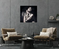 queence Acrylglasbild Tattoo