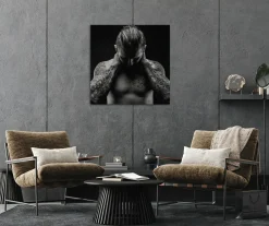 queence Acrylglasbild Tattoo