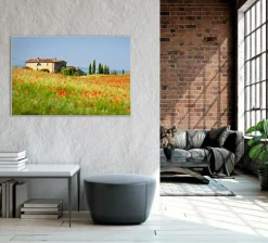 Online Sonstige Akustikbild HAUS MIT MOHNWIESE