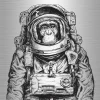 PRO ART Aludibondbild ASTRONAUT II