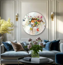 PRO ART Aludibondbild BUTTERFLIES