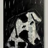 WIEDEMANN Aludibondbild DOG BLACK WHITE