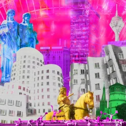 Sale PRO ART Aludibondbild DÜSSELDORF