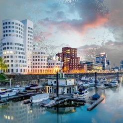 PRO ART Aludibondbild DÜSSELDORF