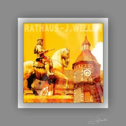 PRO ART Aludibondbild DÜSSELDORF