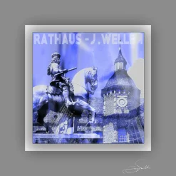 PRO ART Aludibondbild DÜSSELDORF