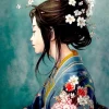 PRO ART Aludibondbild GEISHA I