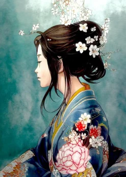 PRO ART Aludibondbild GEISHA I