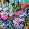 Discount PRO ART Aludibondbild GRAFFITI MARYLIN