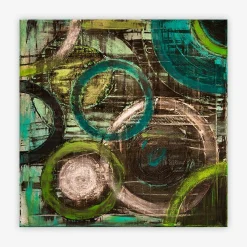 Outlet WIEDEMANN Aludibondbild LOST IN CIRCLE 4