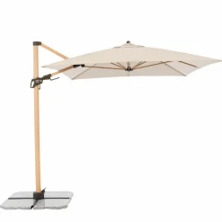 doppler Ampelschirm ALU WOOD AX