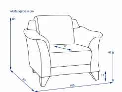 Discount MONDO Armlehnstuhl QUADRA
