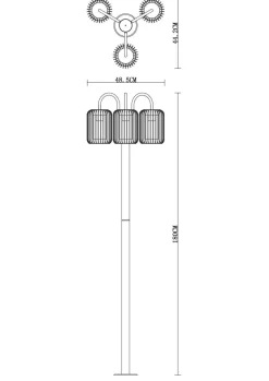 GLOBO Lighting Außenleuchte ADELHEID