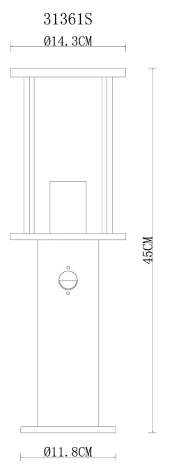 GLOBO Lighting Außenleuchte GRACEY