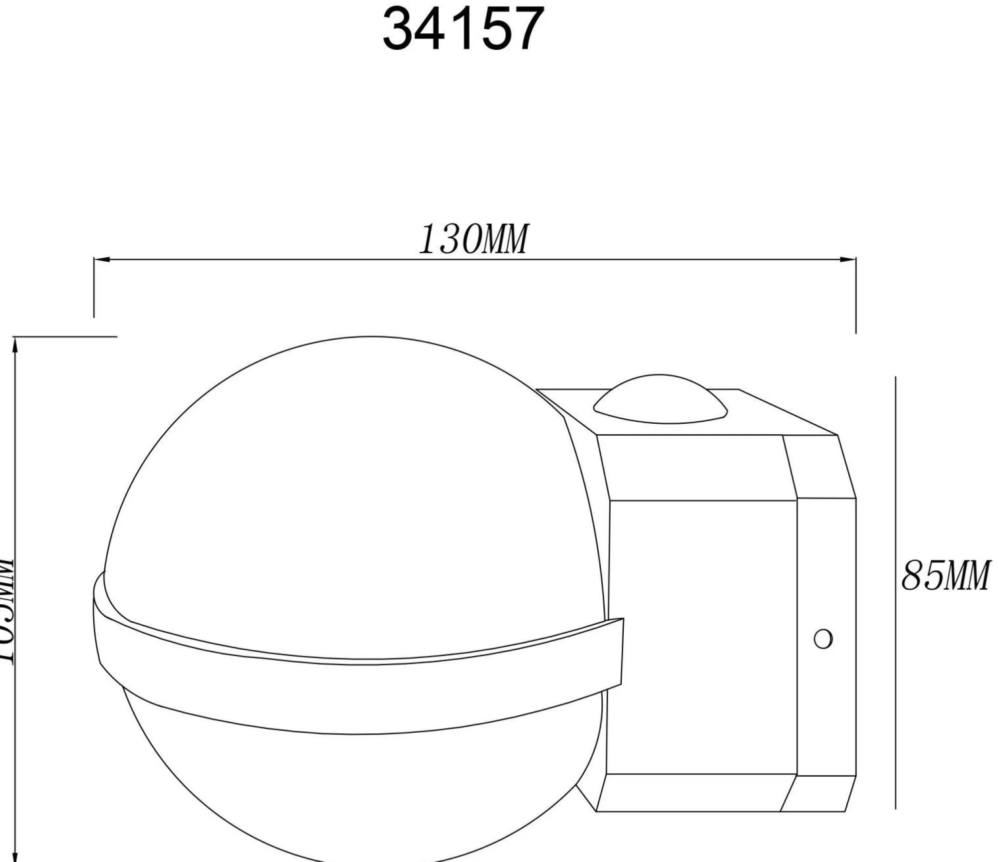 GLOBO Lighting Außenleuchte ILLI