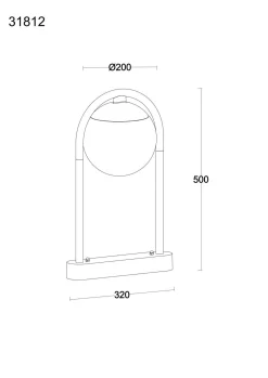 GLOBO Lighting Außenleuchte MICHAEL