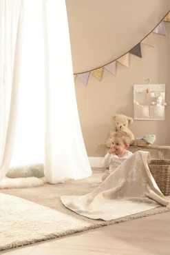 Clearance Biederlack Babydecke LITTLE FOXES