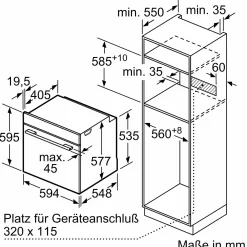 BOSCH Backofen HBG7741B1
