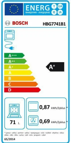 BOSCH Backofen HBG7741B1