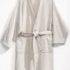 casa NOVA Bademantel MUSSELIN S/M