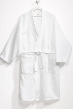 casa NOVA Bademantel MUSSELIN S/M