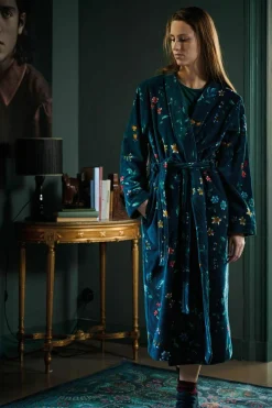 PIP STUDIO Bademantel Velour LES FLEURS