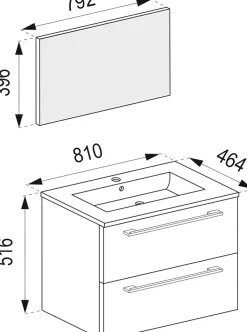 Best VCM Badezimmerset BADINOS