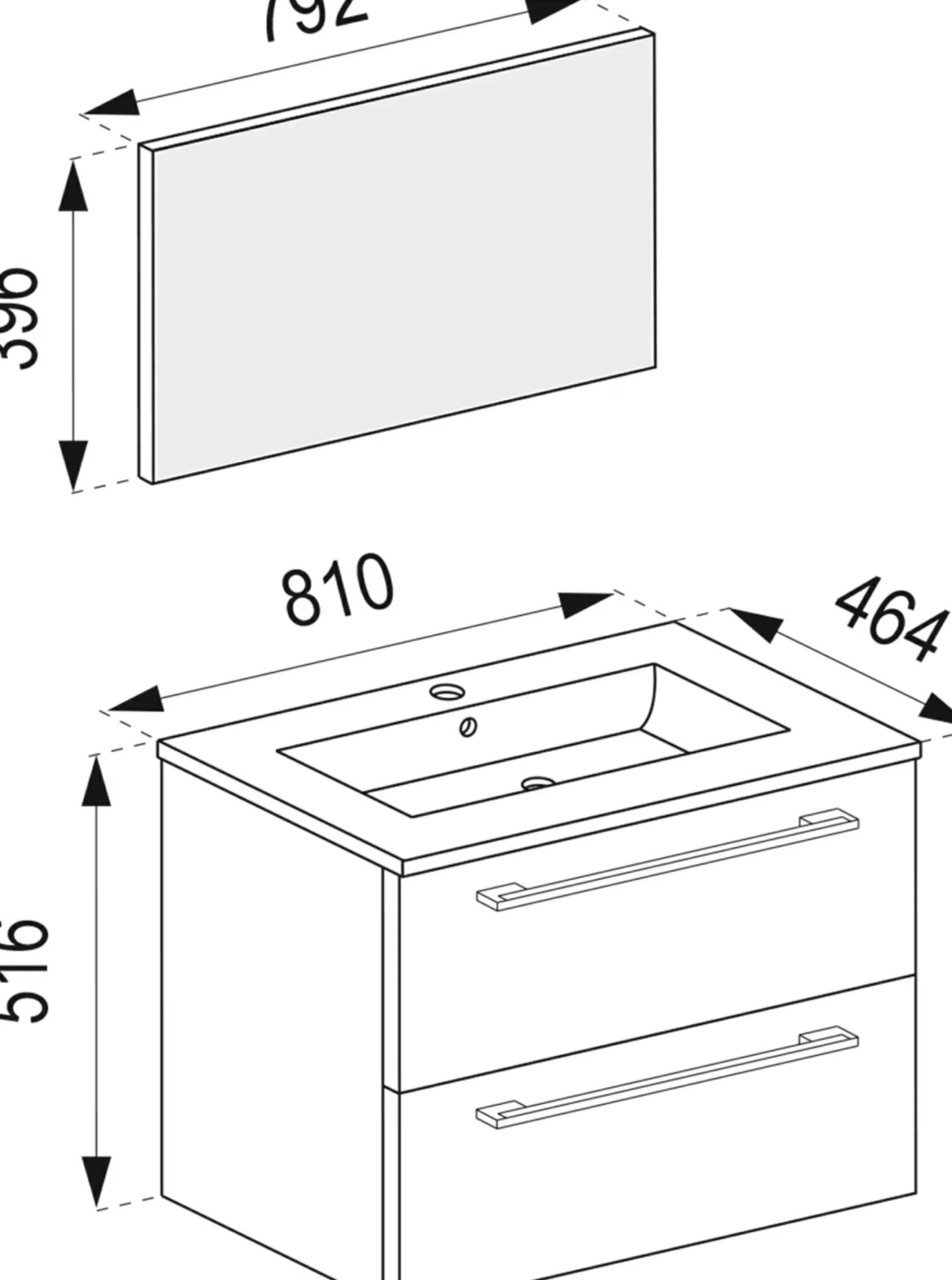 Best VCM Badezimmerset BADINOS
