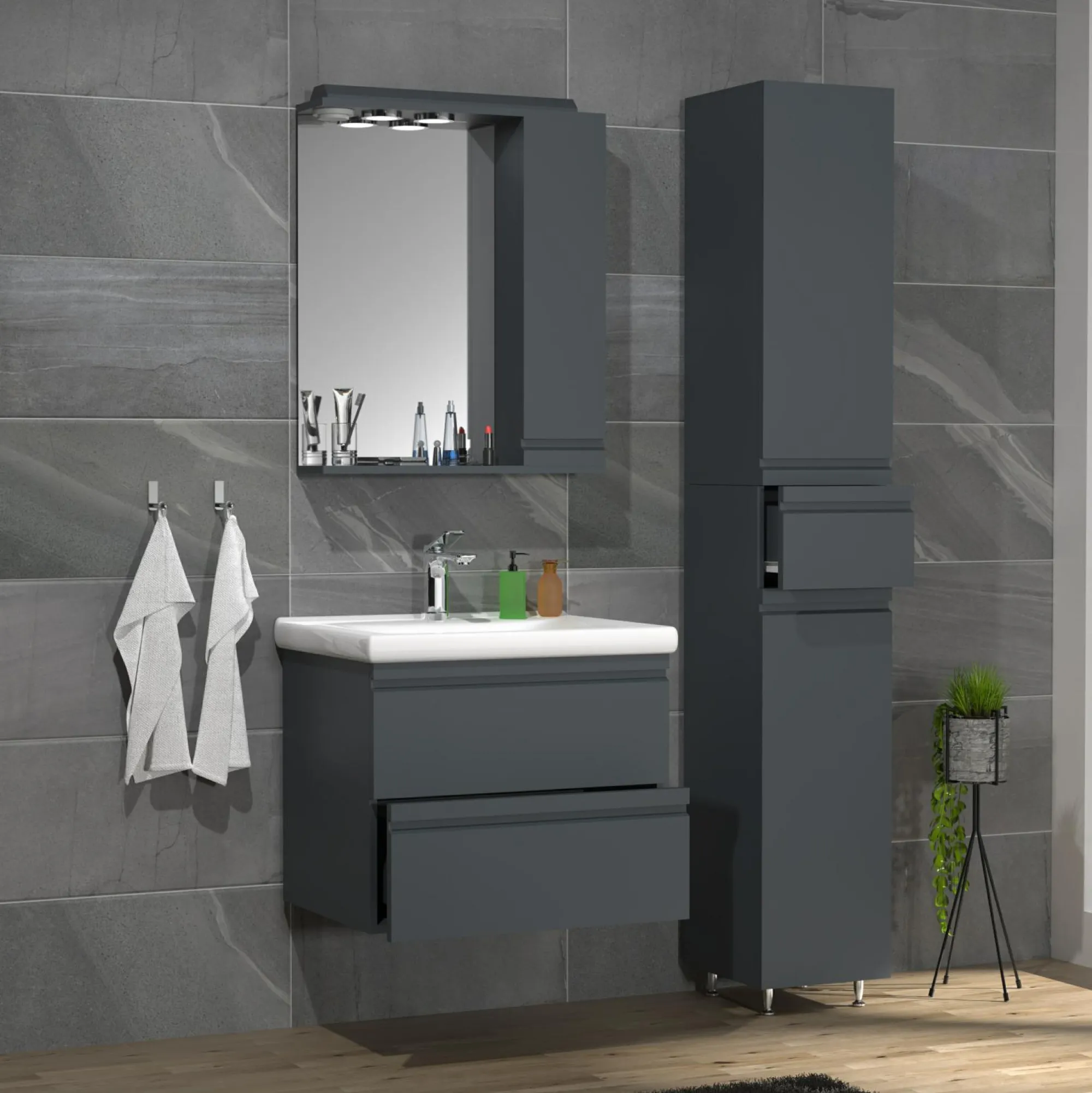 VCM Badezimmerset SILORA