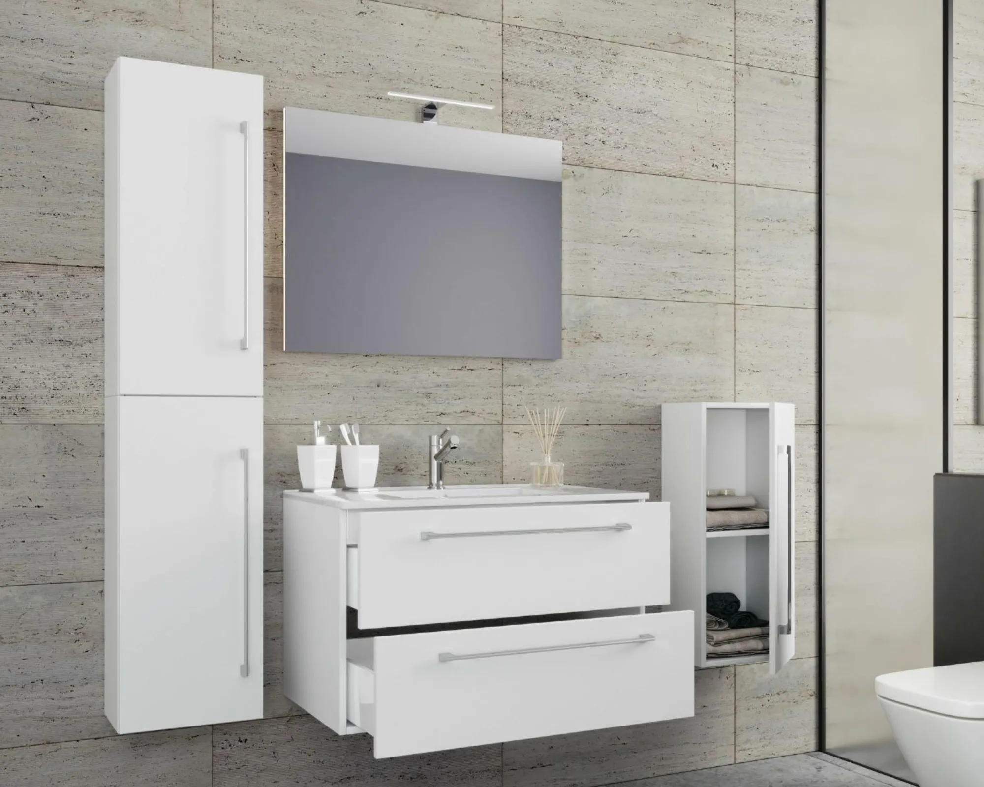 Hot VCM Badezimmerset 5-tlg. Badinos