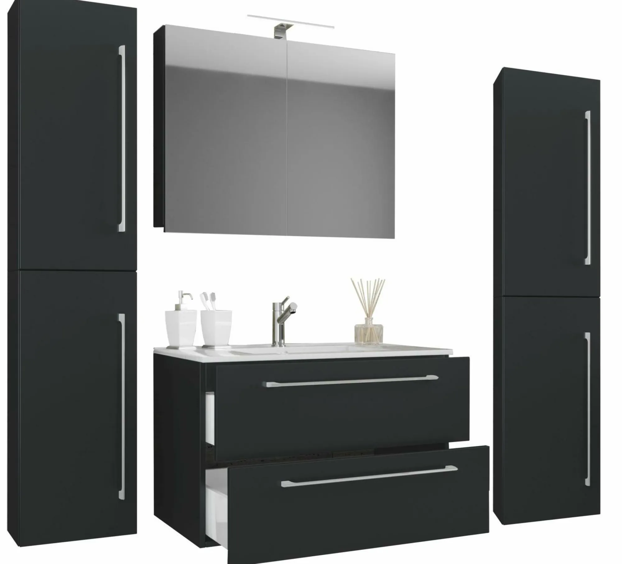 VCM Badezimmerset 5-tlg. Badinos