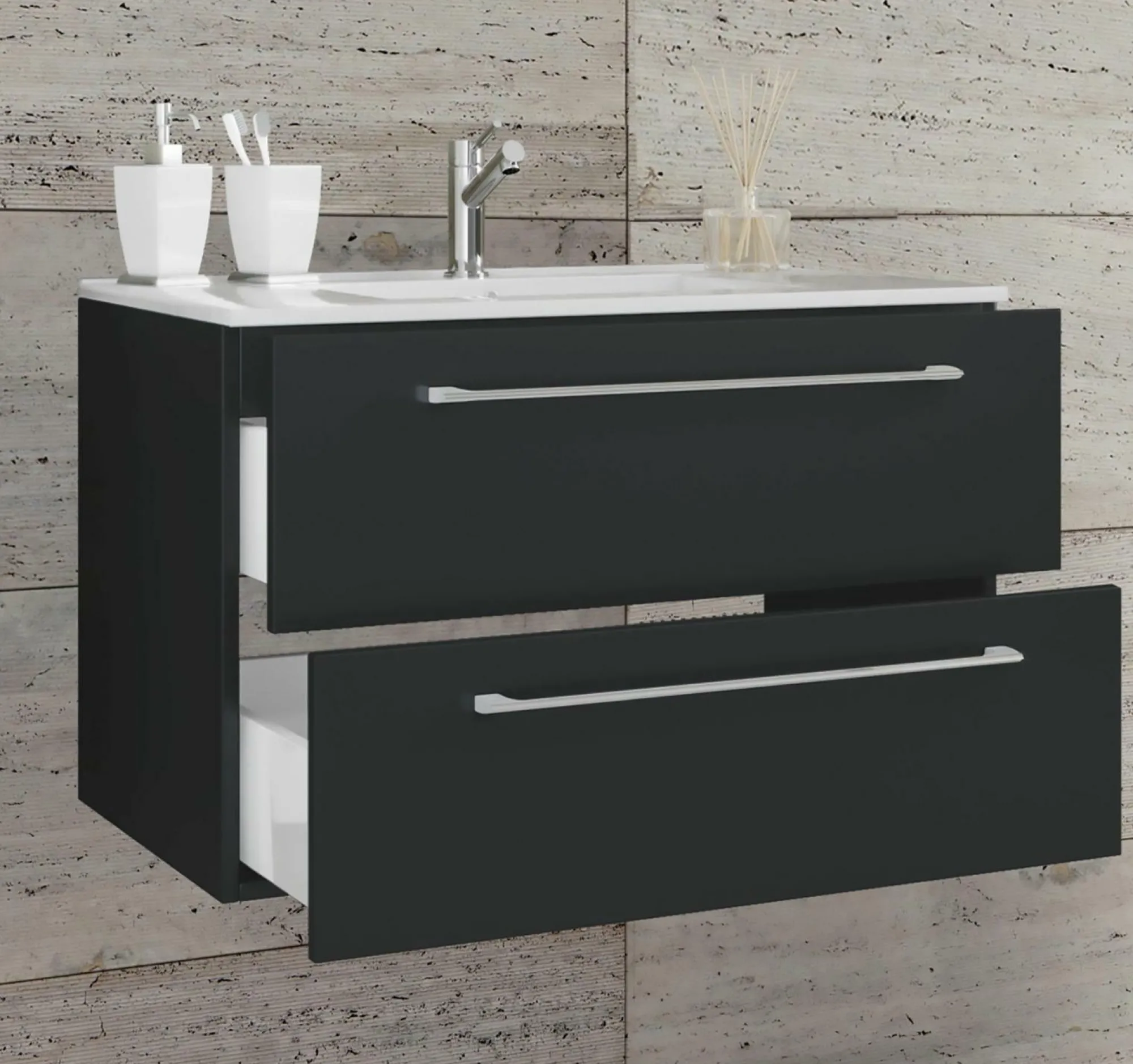 VCM Badezimmerset 2-tlg. Badinos