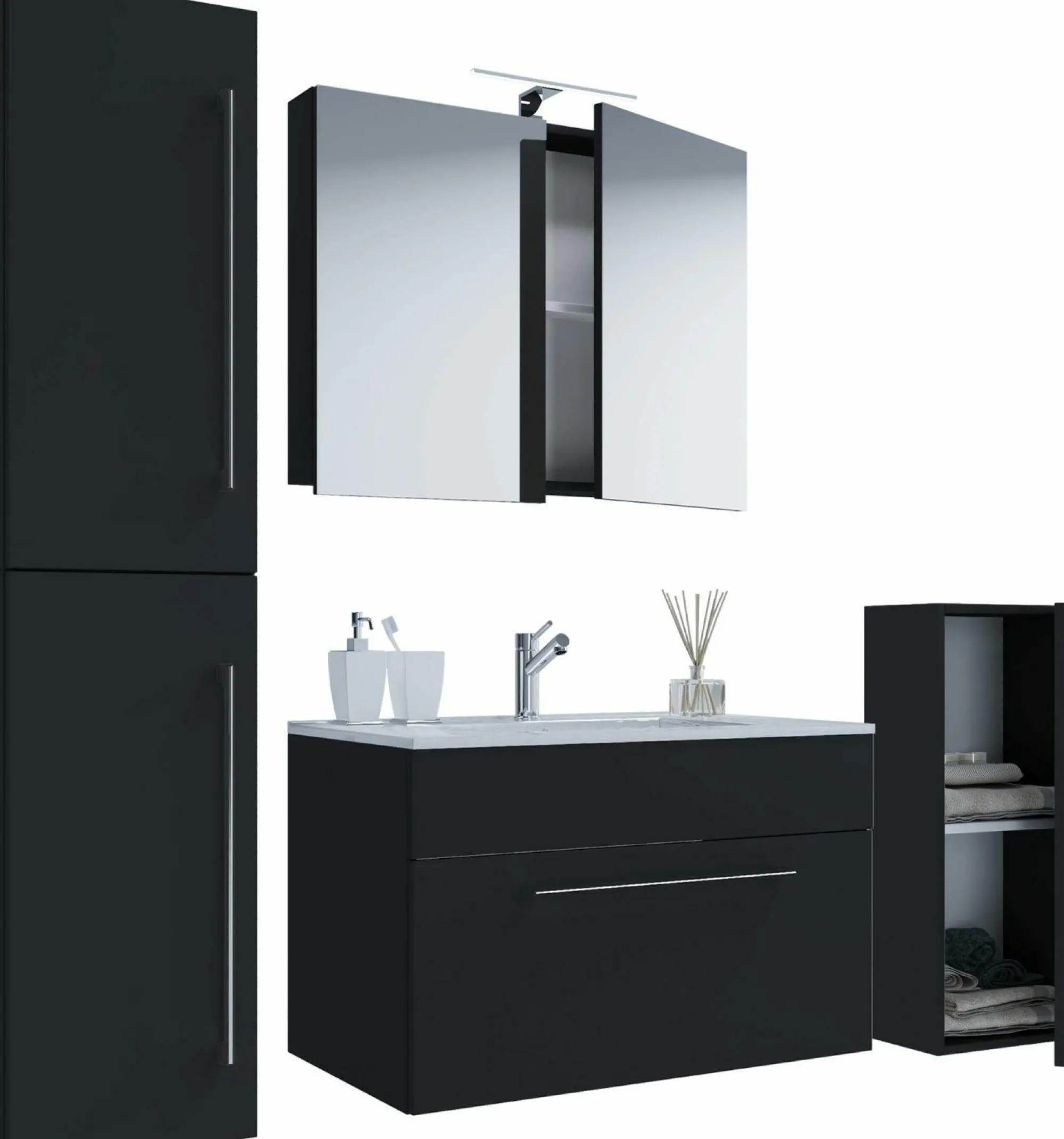 VCM Badezimmerset 5-tlg. BADINOS