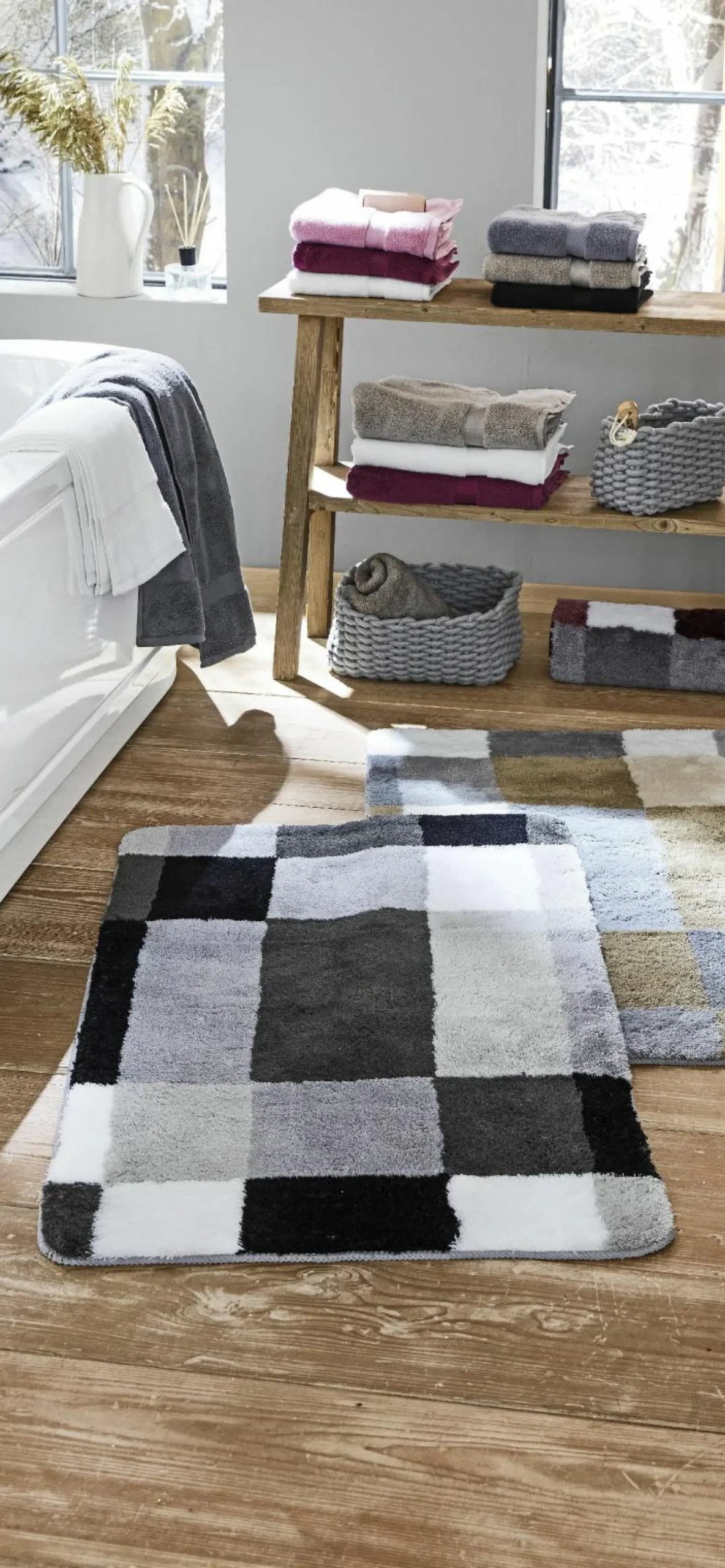 Kleine Wolke Badteppich EDGE