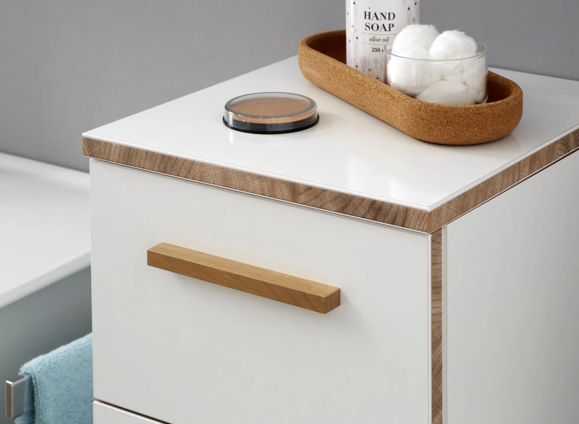 Best Aquarell Badunterschrank BURGAS