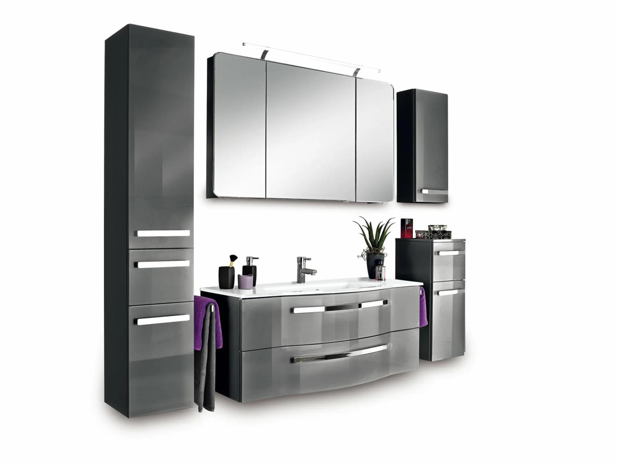 Aquarell Badunterschrank 4005